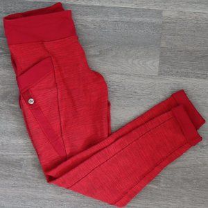 Lululemon Cropped Leggings with Pockets (Size 2)